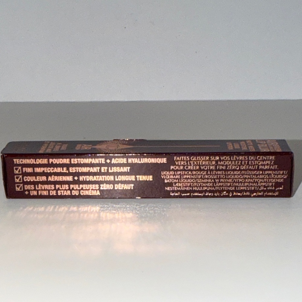 Charlotte Tilbury Airbrush LipBlur Matte Liquid Lipstick/PILLOW TALK MEDIUM NIB! - Picture 11 of 13